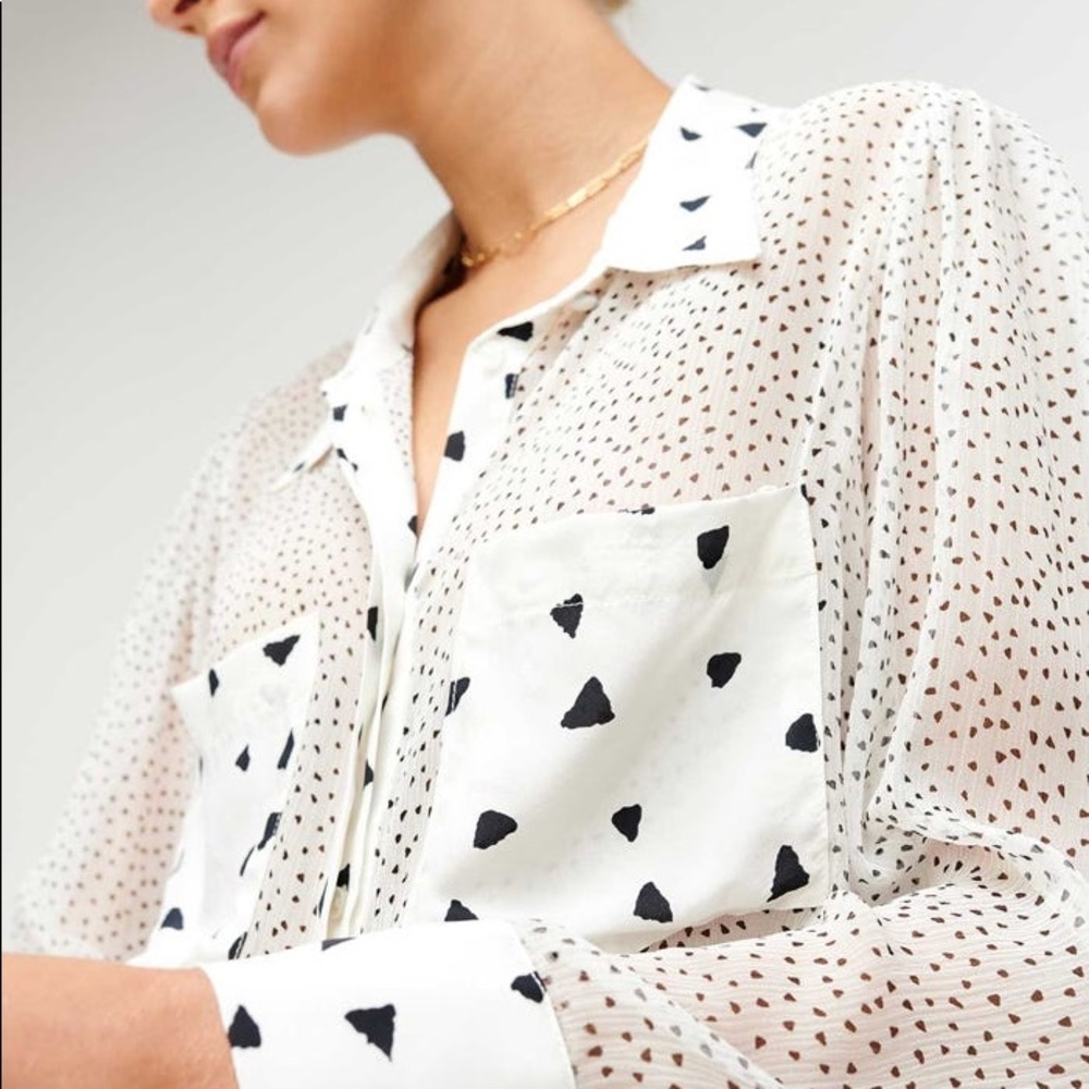 7 for all mankind Patch Pocket Blouse